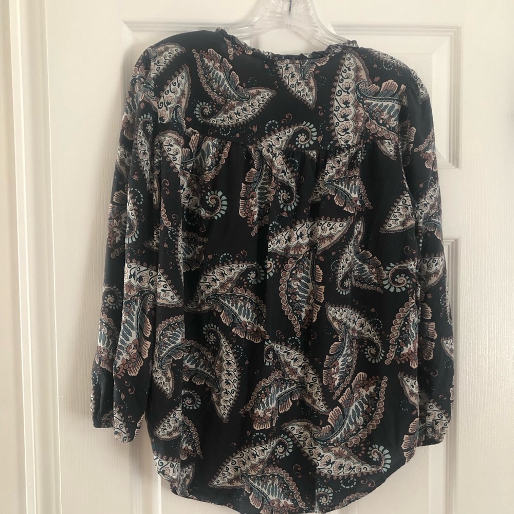 Loft Outlet Sz M Paisley Top